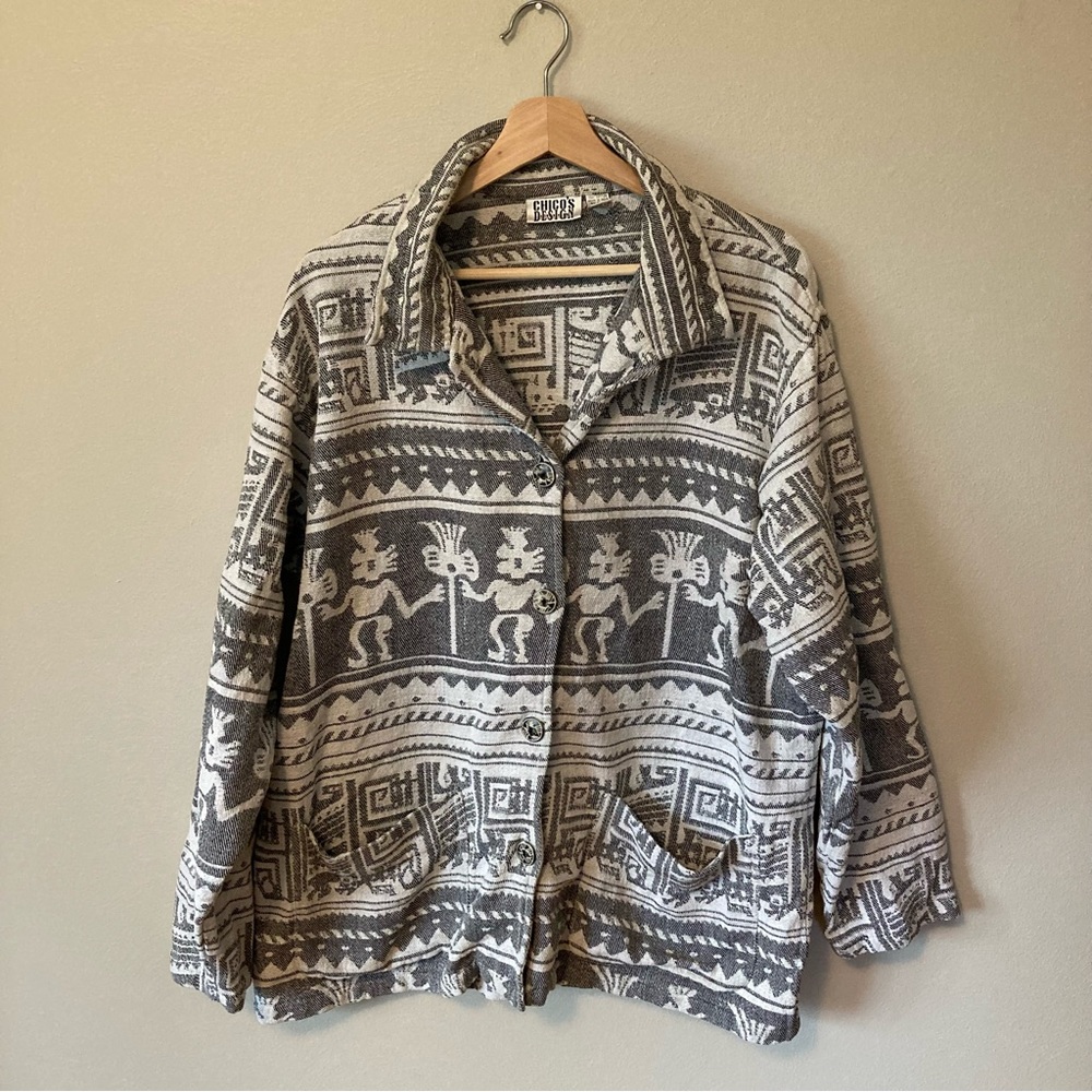 Vintage Chico's Aztec Shacket 3